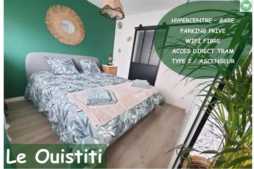 Le Ouistiti - 50 M De La Gare - Parking Prive Lägenhet Tours Exteriör bild